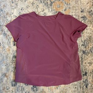 Lululemon Lightweight Stretch Run Short Sleeve Shirt Size 10